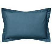 OP2P-5075-PT Σετ 2 μαξιλαροθήκες 50x75+Oxford 5cm, 100% βαμβακερό, 205 κλωστές, πετρόλ