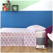 ZOU-BD-015 Σετ Παιδικά Σεντόνια 160x260cm & Μαξιλαροθήκη 50x70cm, 100% βαμβάκι, 200 κλωστές, Πεταλούδα