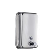 DRW-650 Σαπουνοθήκη τοίχου 500ml, 9.5xY14.8cm, INOX 18/10