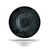 COSBLBNC28CK Πιάτο Βαθύ πορσελάνης 28cm, Cosmos Black, BONNA