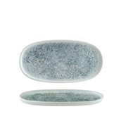 S-MT-LUNOCHYG30OV Πιατέλα οβάλ πορσελάνης 30x15.5cm, Lunar Ocean Blue, BONNA