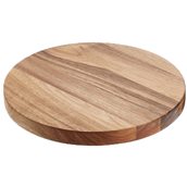 S5057 Ξύλινος δίσκος (βάση) buffet φ38xΥ2cm, (για τις βάσεις T057..), Leone