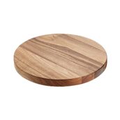 S5056 Ξύλινος δίσκος (βάση) buffet φ33xΥ2cm, (για τις βάσεις T057..), Leone