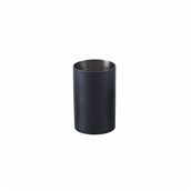 UV.410755 Θήκη Sticks Ζάχαρης, μαύρη, INOX, 5.3x7.5cm, (Ζαχαριέρα)