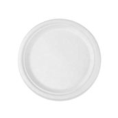 NRP09 Πιάτο Ρήχο Στρογγυλό Φ22.5xΥ1.7cm, από ζαχαροκάλαμο, Μίας Χρήσης