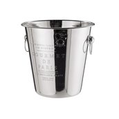 P1005 Σαμπανιέρα Φ22x20CM, INOX, με κρίκους, Leone