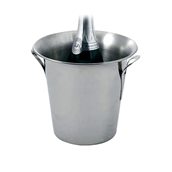 UV.504141(TUL-2121) Σαμπανιέρα INOX ματ, Tulipe, φ21xΥ21cm