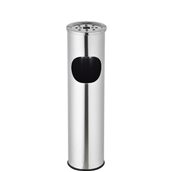 FA-SS-1555 Σταχτοδοχείο δαπέδου INOX, 8lt, φ15xΥ55cm