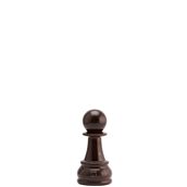 33715 Μύλος Πιόνι σκακιού, ύψος 165mm, μαύρος, Bisetti Italy