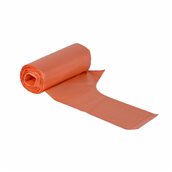 CBBH-58X72/ORANGE Ρολό 20 τεμ. σακούλες σκουπιδιών, απορριμμάτων 58x72cm, πορτοκαλί, με χερούλι