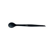 56493-17 Λαβίδα degustation διπλή 17 (Τasting spoon & λαβίδα), INOX, μαύρη, TRIANGLE