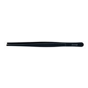 56487-20 Λαβίδα 20cm, INOX, μαύρη, με λεπτή μύτη, ερμητικό κλείσιμο, TRIANGLE
