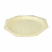 TMX-T12 Ξύλινο πιάτο οκτάγωνο, 26x26xΥ2,5cm, βιοδιασπώμενο