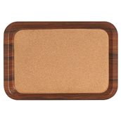 COR430610-101 Δίσκος laminated σερβιρίσματος με φελλό, 43x61cm, χρώμα ξύλου