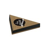 025.16.009 Κουτί μεταλιζέ BON APPETIT Κρέπα τρίγωνο. 25x25x4cm, τιμή ανά κιλό
