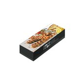 025.03.012 Κουτί μεταλιζέ GOOD FOOD καλαμάκι μικρό, 25x7.5x4.5cm, τιμή ανά κιλό