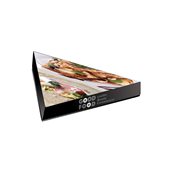 025.02.000 Κουτί μεταλιζέ GOOD FOOD Κρέπα τρίγωνο, 25x25x4cm, τιμή ανά κιλό