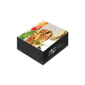 025.03.009 Κουτί μεταλιζέ GOOD FOOD Σκεπαστή Νο22, 22x22x4cm, τιμή ανά κιλό