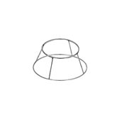 WP-III-F Ανοξείδωτη Βάση Buffet, στρογγυλή Φ24x10.5cm, κοντή