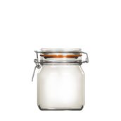 22505 Δοχείο ECON 750 ml με γυάλινο καπάκι και λάστιχο, φ13.4 x 14.3cm, Uniglass