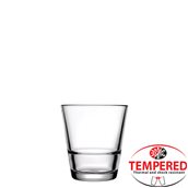 PAS.52060 Γυάλινο Ποτήρι Χαμηλό, 29.5cl, στοιβαζόμενο, φ8.9x9.8cm, Tempered, GRANDE, PASABAHCE
