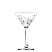 PAS.440176 Γυάλινο Ποτήρι Σκαλιστό Μαρτίνι, 23cl, φ11.6x17.2cm, TIMELESS PASABAHCE
