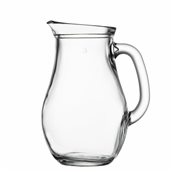 PAS.80102 Κανάτα γυάλινη 1000ml, φ15x.20.1cm, BISTRO, PASABAHCE