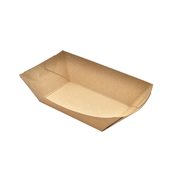 260-16-1004 Χάρτινο σκαφάκι Kraft, 13oz, 20.5x13x4.5cm, μιας χρήσης