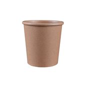 261-16-0026 Χάρτινο κύπελλο Kraft Φ11.5xΥ11cm, 26oz, μιας χρήσης