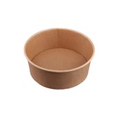 261-16-0750 Χάρτινο μπωλ Kraft Φ15xΥ6cm, 750ml, μιας χρήσης