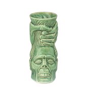 HAND-44/TQ Κούπα Tiki 44cl, φ6.4x17cm, τιρκουάζ, Πορσελάνης, Ελληνικής κατασκευής