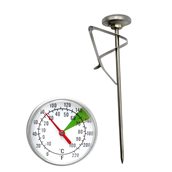 70000-015/F Θερμόμετρο αφρόγαλα/καφέ, -10/100°C, φ4x(H)125, Alla France