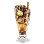 MILKSHAKE-MAR/35CL Γυάλινο Ποτήρι, Milkshake/Χυμού, καμάρες, 35cl, φ8,1x18cm