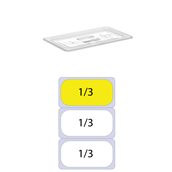 GNPLSS-13 Καπάκι PC για Λεκάνες GN Inox, GN1/3 (176 x 325mm)
