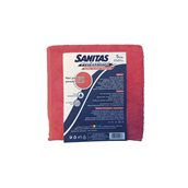 8571028288 Πακέτο 5 τμχ 37x37cm πανιά Μικροινών (microfiber) γενικής χρήσης, κόκκινο, SANITAS PRO