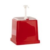 KD-01 Δοχείο πλαστικό ABS, με 1 αντλία, για ketchup, Plast Port