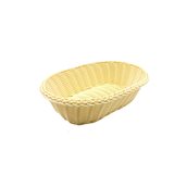 RAT-N1111 Ψωμιέρα/Καλάθι Rattan, οβάλ 24x16cm, μπεζ