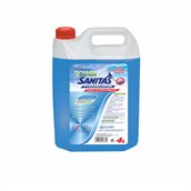 8571018953 Υγρό τζαμιών, μπλε, 4 Lt, SANITAS PRO