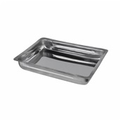VNX-283405 Ταψί Πίτας/Παστίτσιου INOX 18/c (0.6mm), 28x34x5cm, οικονομικό με χείλος