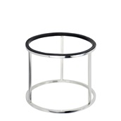 W2226BL Βάση buffet ΙΝΟΧ, με αντιολισθητικό λάστιχο, φ22xΥ26cm