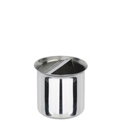 ES4 Kύπελο με σίτα, INOX 18/10 (0.8mm), φ10xΥ9cm, ιδανικό για ESPRESSO, ελληνικής κατασκευής