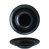 NOTGRM27CK Πιάτο Βαθύ πορσελάνης 27cm, Notte Black, BONNA