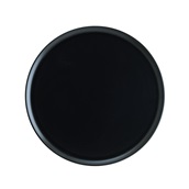 NOTGRM32PZ Πιάτο Ρηχό Πίτσας πορσελάνης 32cm, Notte Black, BONNA
