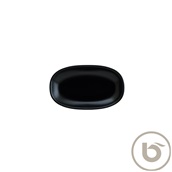 NOTGRM19OKY Δίσκος Οβάλ πορσελάνης 19cm, Notte Black, BONNA