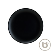 NOTGRM30DZ Πιάτο Ρηχό πορσελάνης 30cm, Notte Black, BONNA