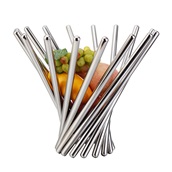 FB-01 Καλάθι Φρούτων INOX SS201, ύψος 35cm, διάμετρος βάσης 12cm
