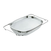 LACOR.62987 Σουρωτήρι 34x24cm, INOX, με προέκταση (55cm), Lacor