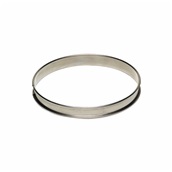 LT.834970 Τσέρκι τάρτας INOX παχους 0.4mm, φ24xΥ2.7cm, σειρά GOBEL, Louis Tellier