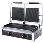 HEG-813E Ηλεκτρική Τοστιέρα Grill, διπλή, 67x23cm, Ραβδωτή, 4.4KW, KARAMCO
