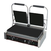 HEG-813B Ηλεκτρική Τοστιέρα Grill, διπλή, 48x22.5cm, Λεία, 3.6KW, KARAMCO
